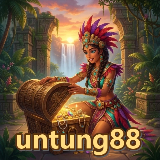 Ikon untung88 untuk langkah pasang APK